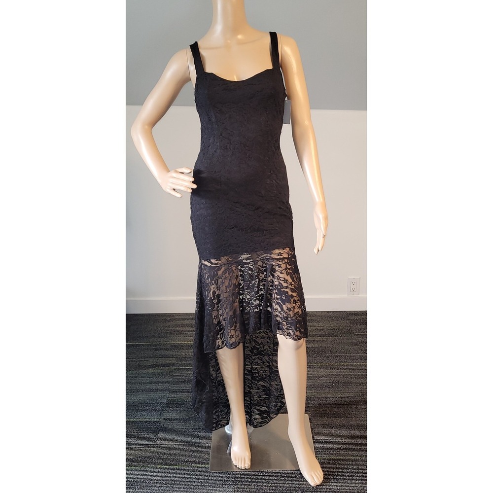 Sexy Women Lace  Black‎ Long Dress Mermaid Style Medium  SL6085